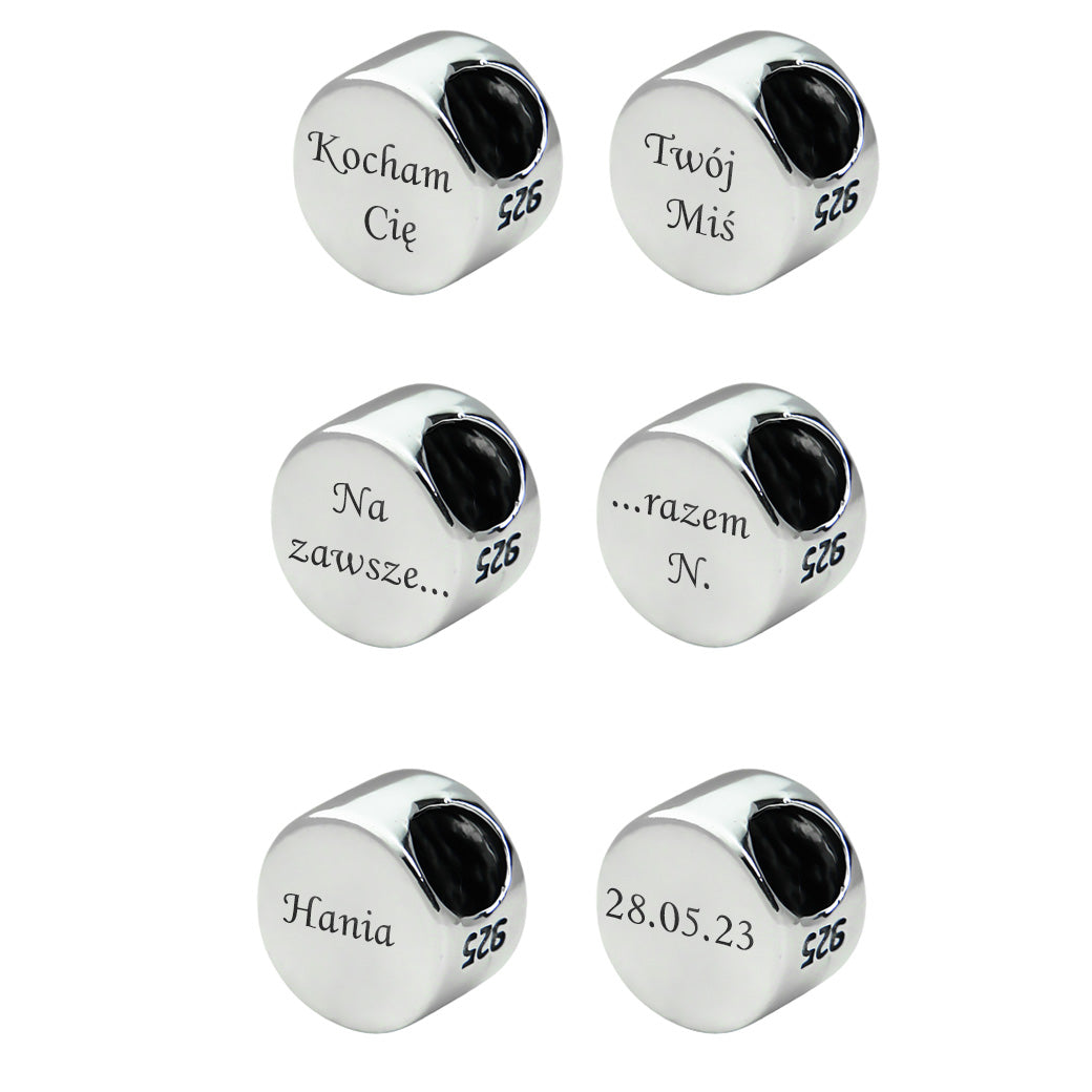 Charms okrągły z Twoim grawerem