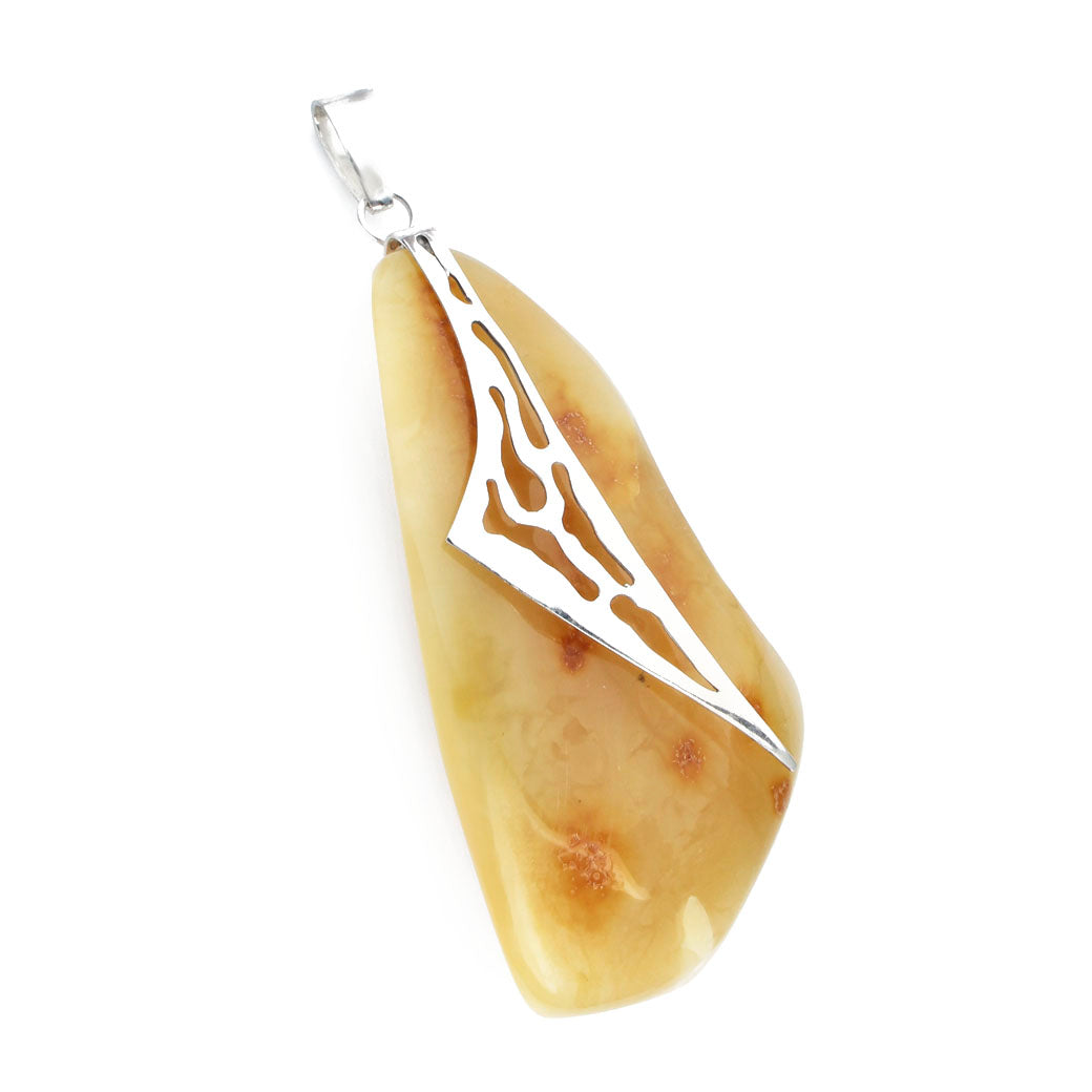 Wisior z bursztynem ponad 10 cm