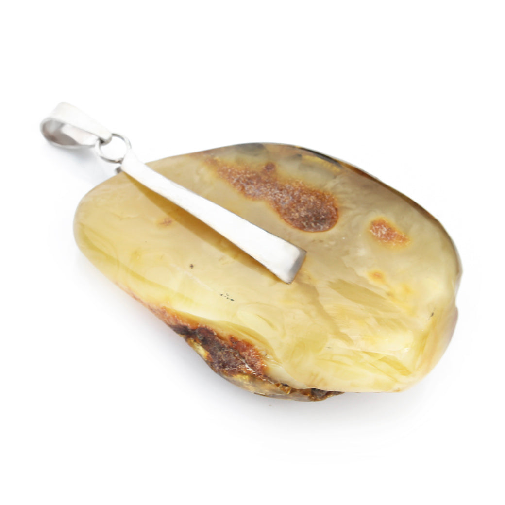 Unikatowy wisior z bursztynem naturalnym