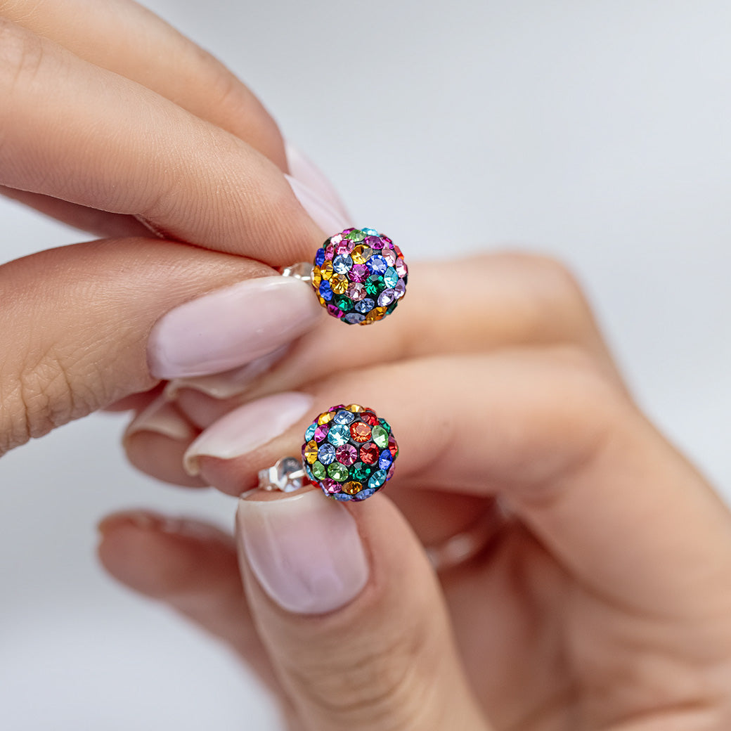 Kule swarovskiego wielokolorowe 10mm