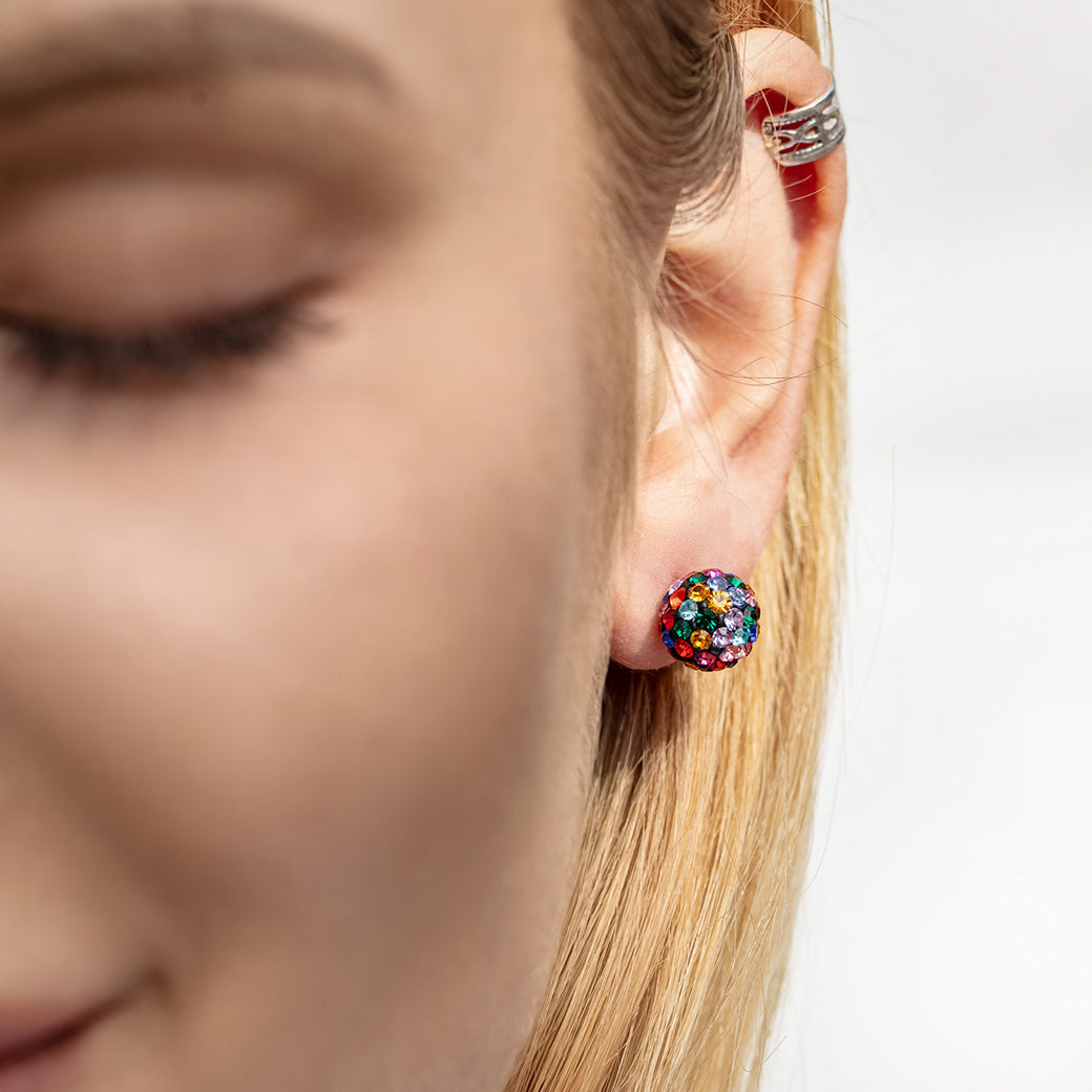 Kule swarovskiego wielokolorowe 10mm