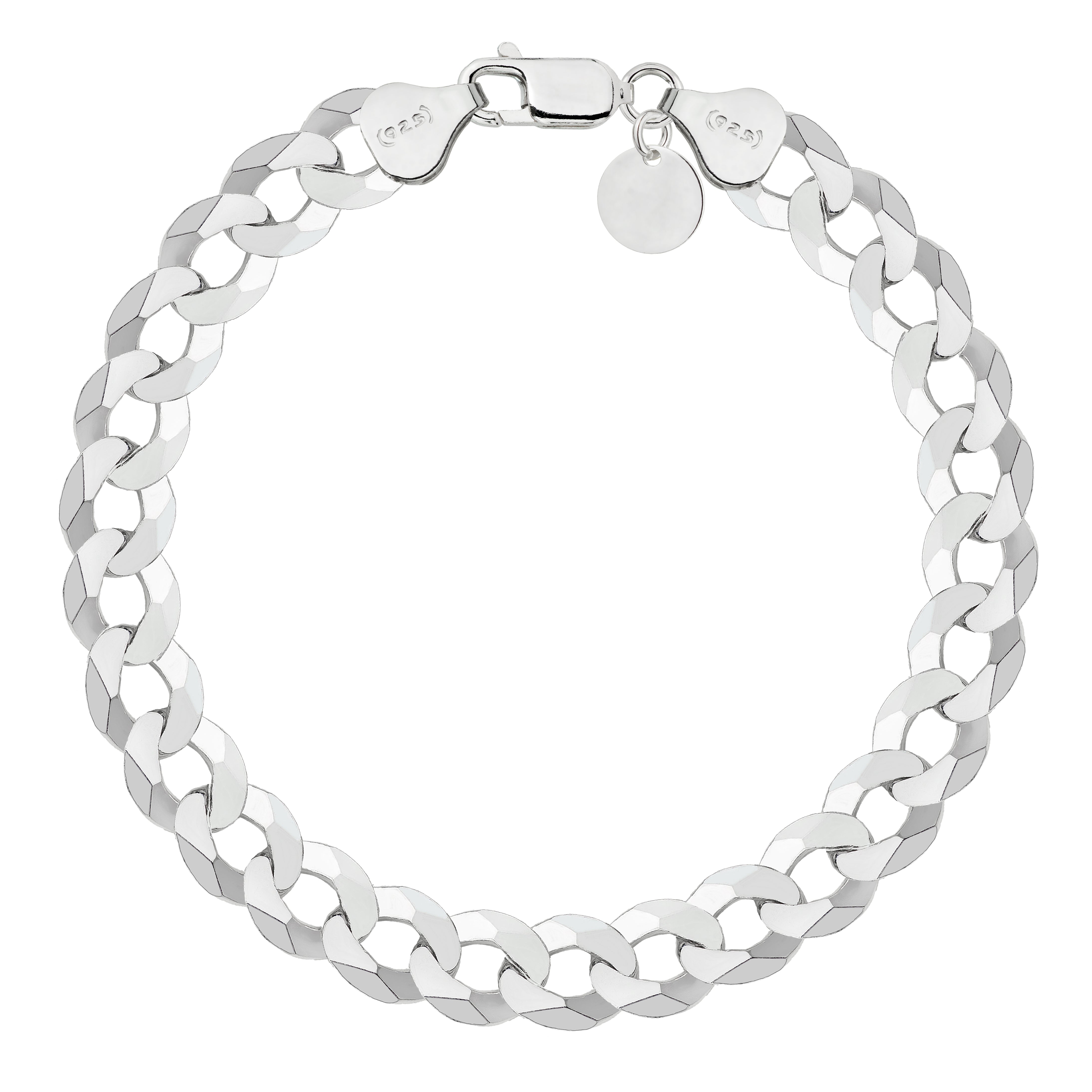 Bransoletka srebrna pancerka 9,3mm pr. 925