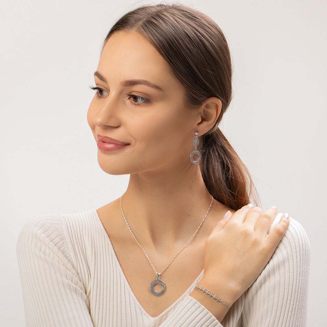 Wisiorek kółko boho Allure