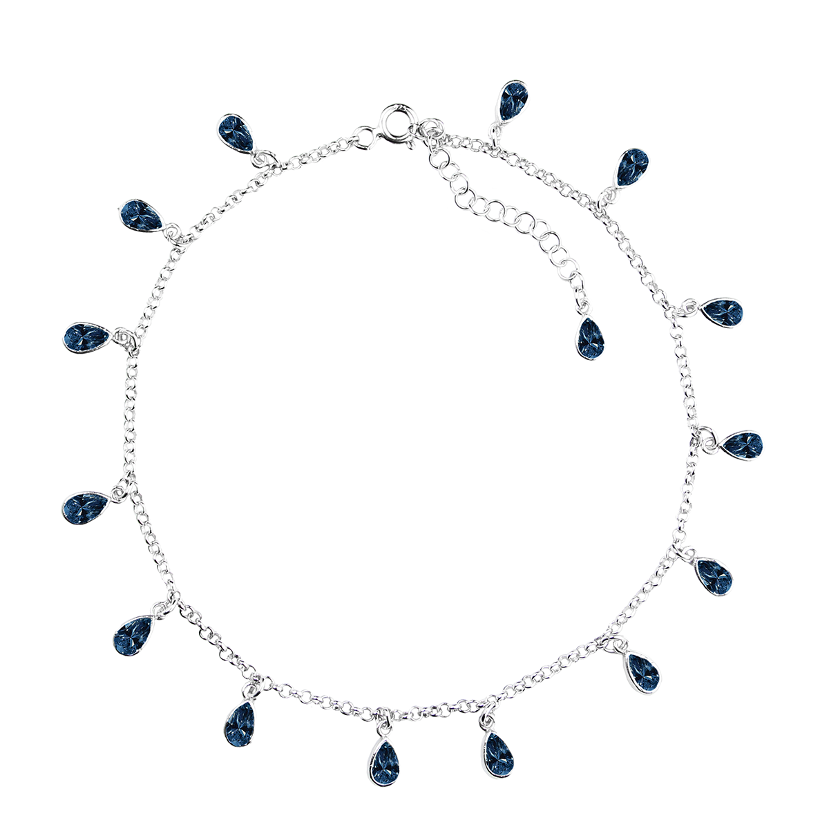 Bransoletka na nogę/ kostkę łezki