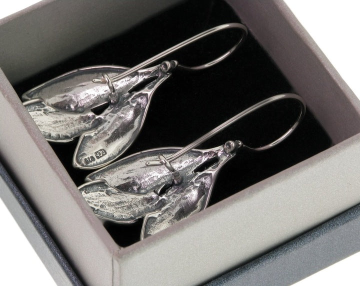 Kolczyki liście wiszące