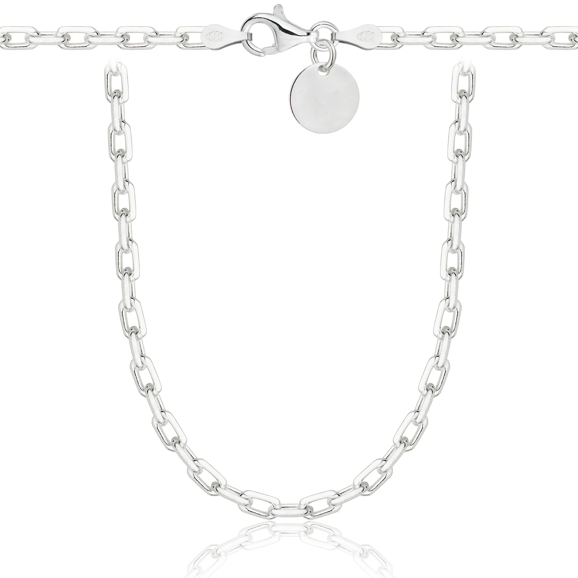 Łańcuszek srebrny ankier 3mm pr. 925