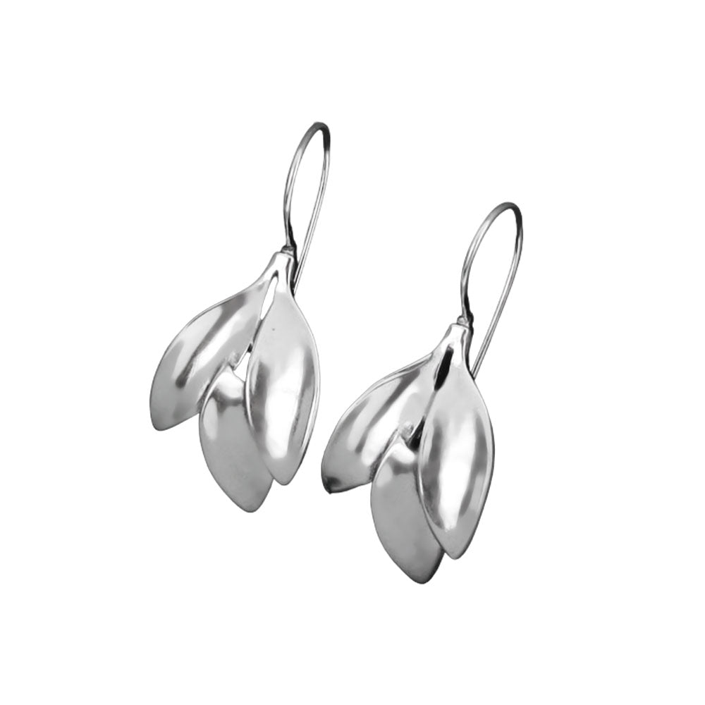 Kolczyki liście wiszące