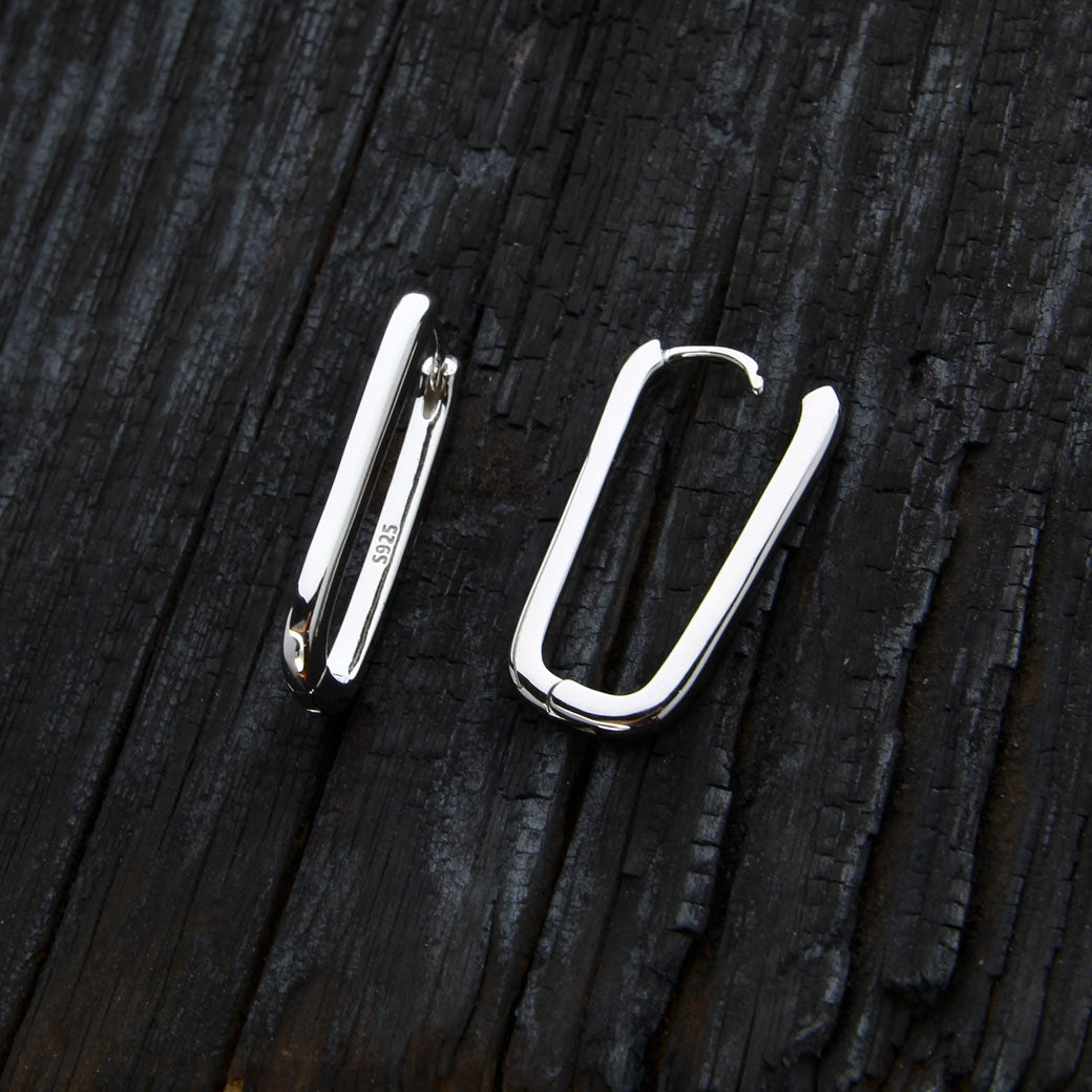 Kolczyki elipsy clickery 31mm