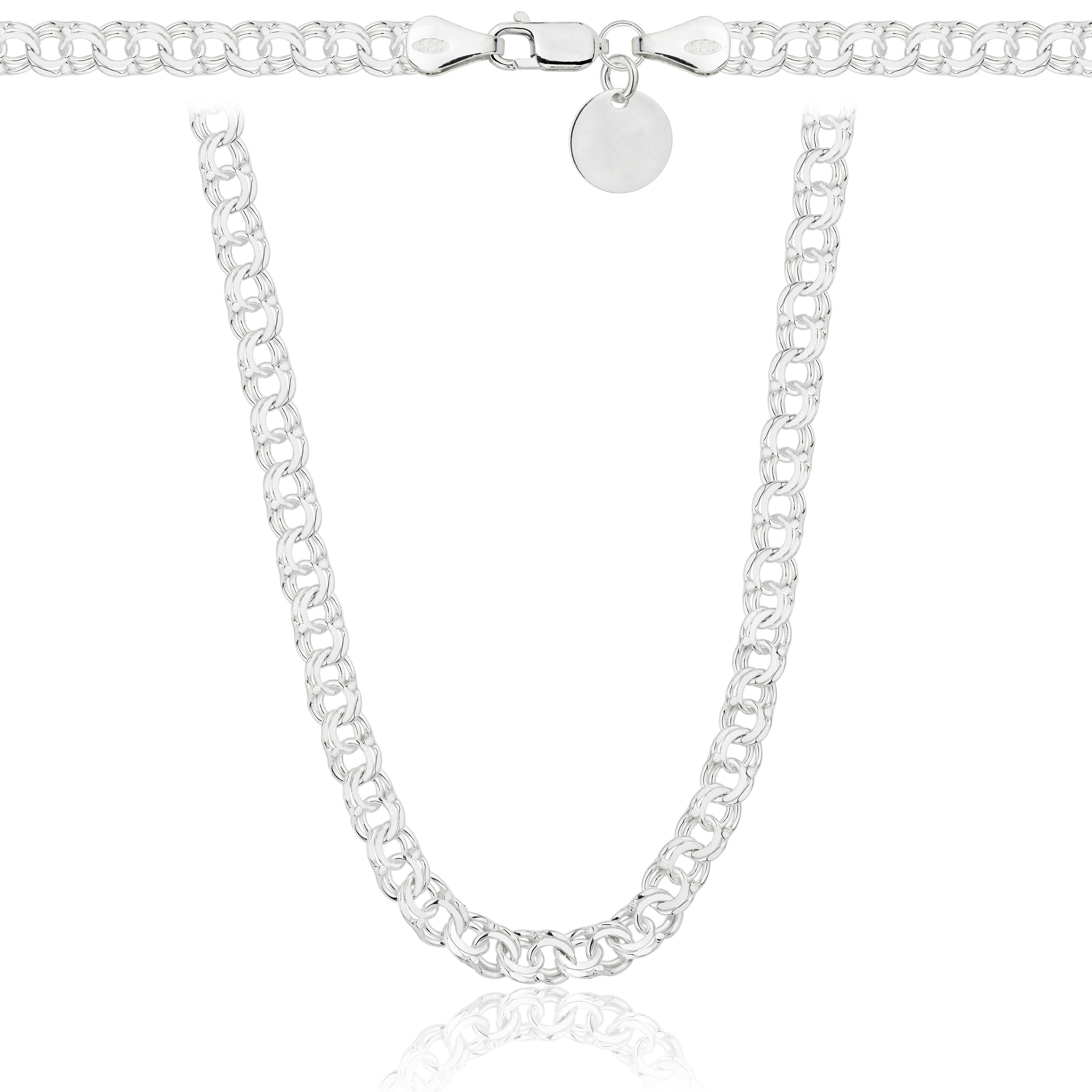 Łańcuszek srebrny galibardi 4,5 mm pr. 925