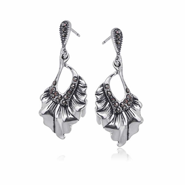 Kolczyki z markazytami