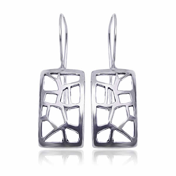 Kolczyki prostokątne