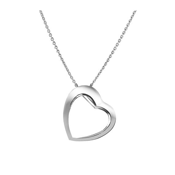 Wisiorek konturowy serce