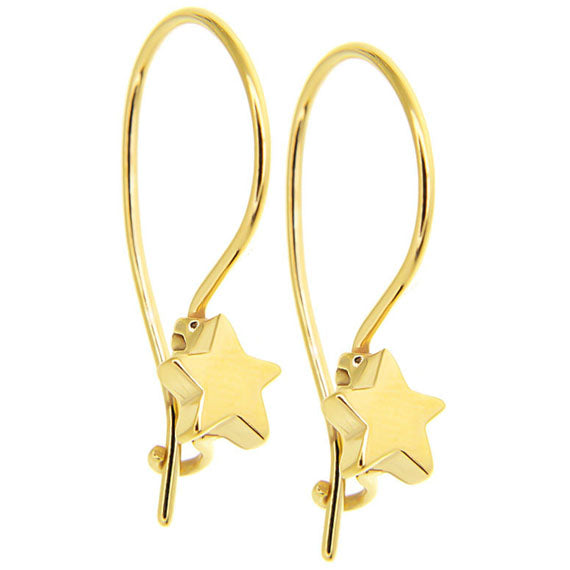 Kolczyki gwiazdki złocone