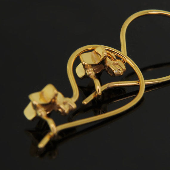 Kolczyki gwiazdki złocone