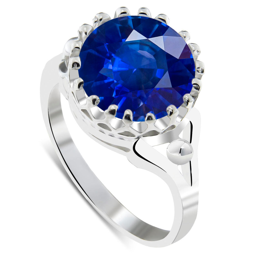 SREBRNY PIERŚCIONEK DUŻĄ CYRKONIĄ BŁYSZCZĄCY 925