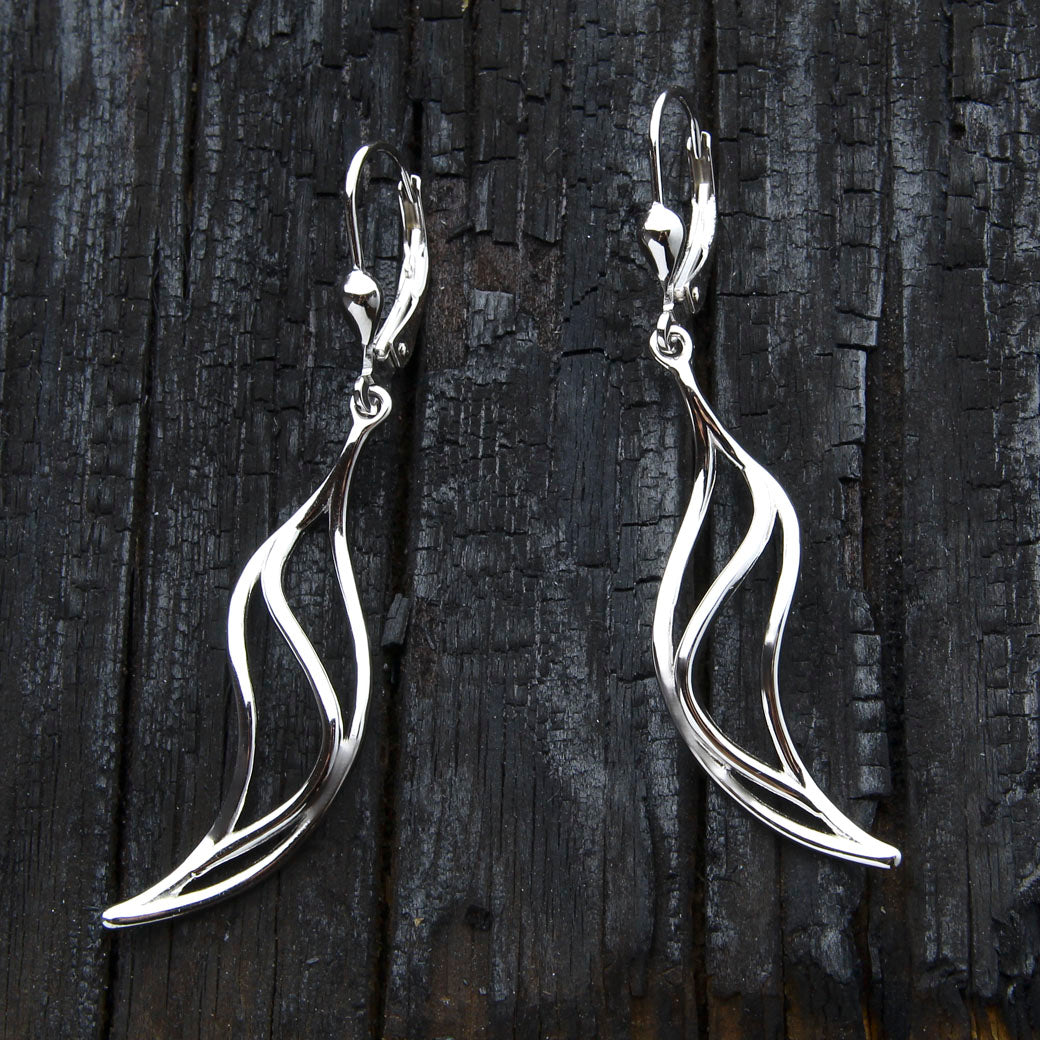 Kolczyki podwójne fale