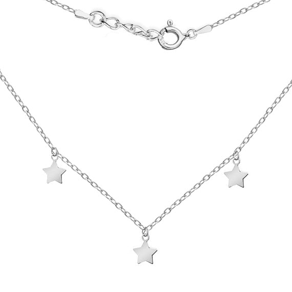 Celebrytka naszyjnik z gwiazdkami