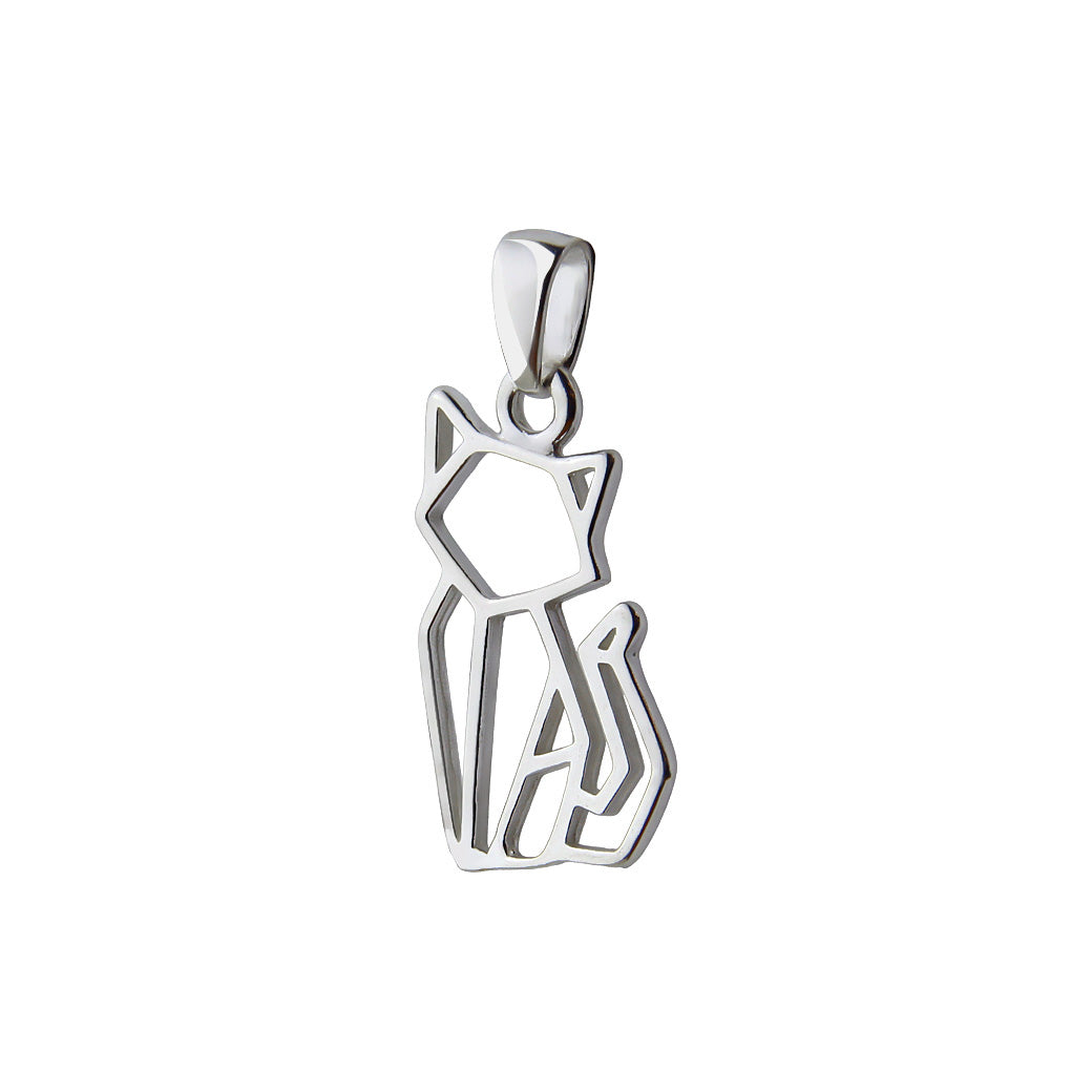 Wisiorek kot origami