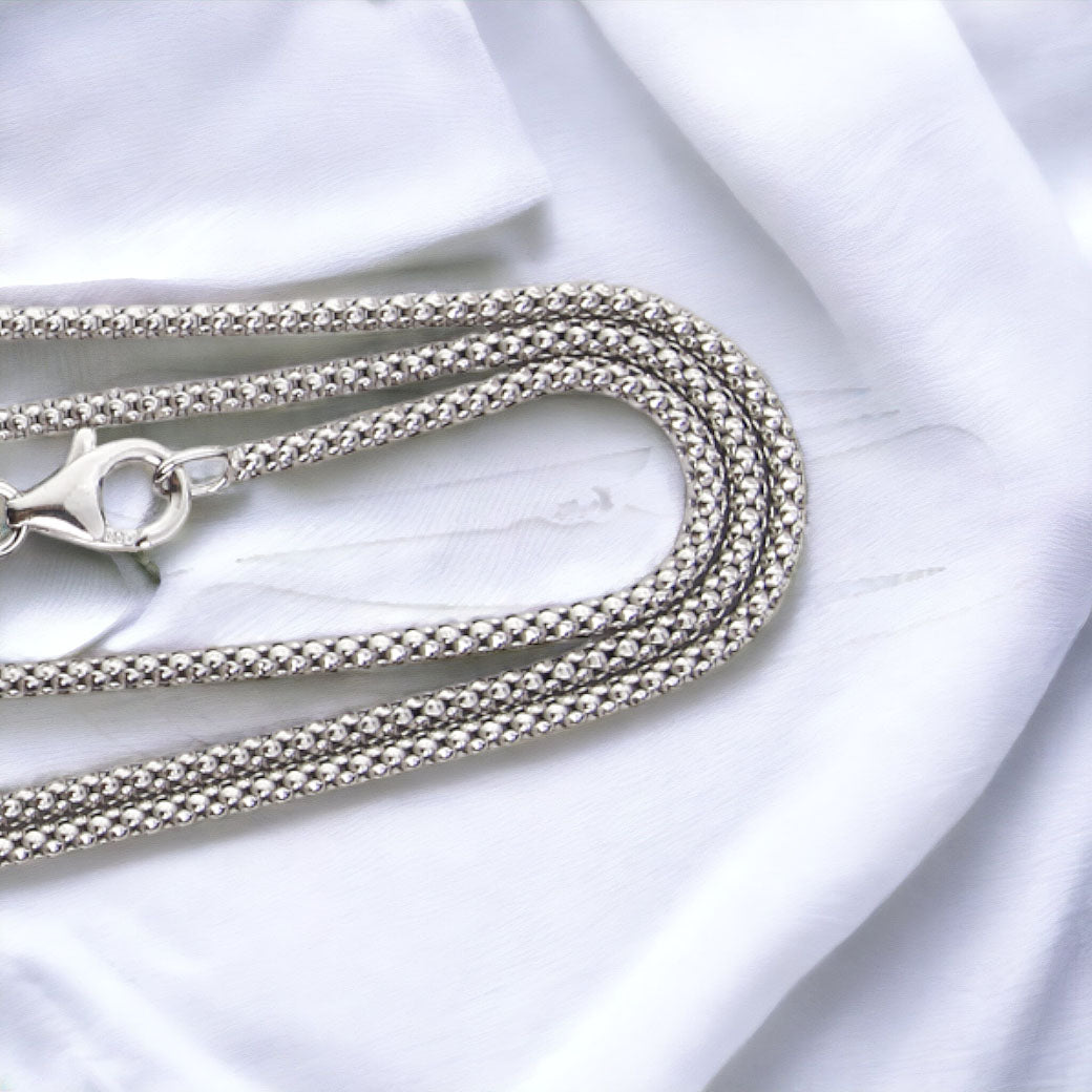 Łańcuszek kulkowy/popcorn 42 cm