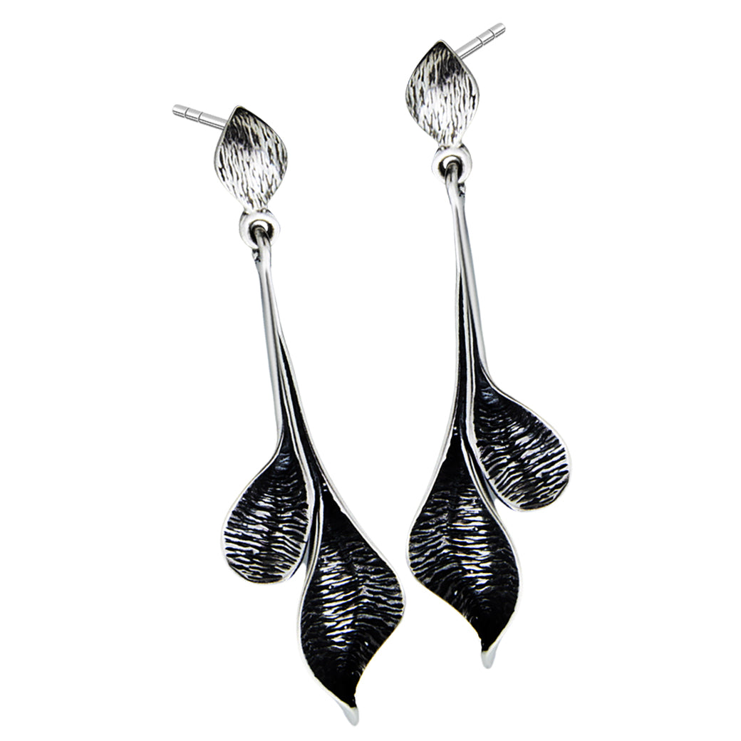 Kolczyki płatki kwiatów