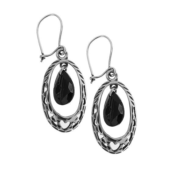 Wiszące kolczyki z cyrkonią