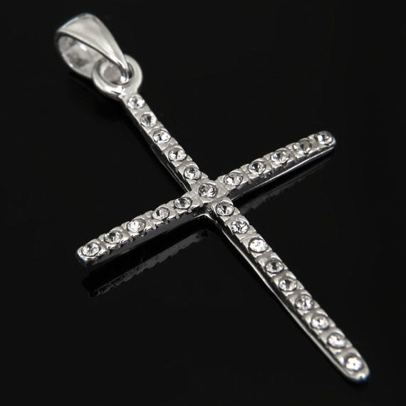 Krzyżyk z cyrkoniami