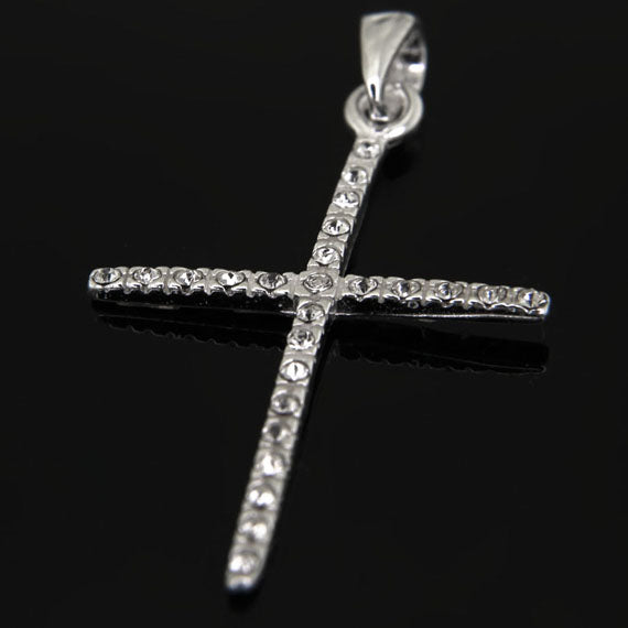 Krzyżyk z cyrkoniami