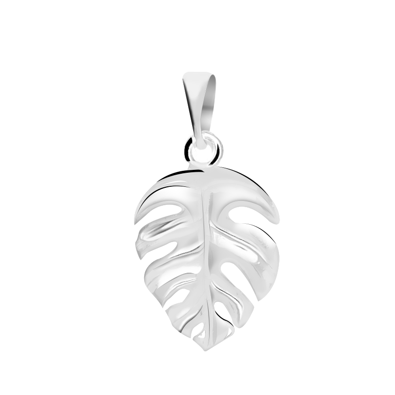 Wisiorek monstera liść