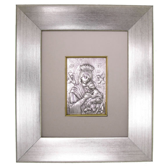 Obrazek srebrny Matka Boska Nieustającej Pomocy