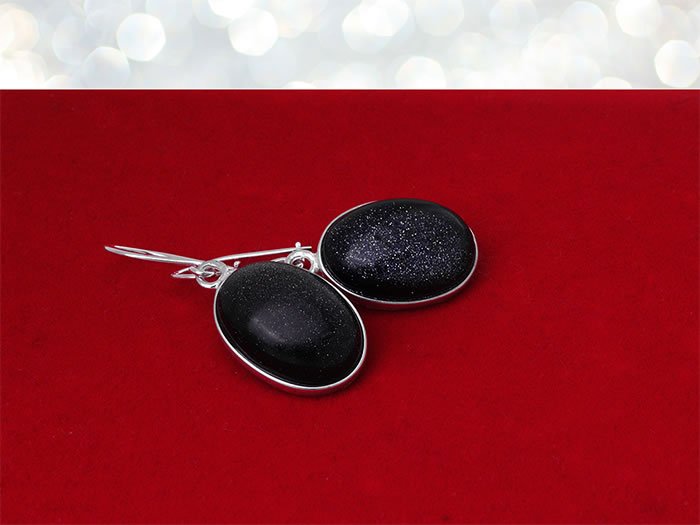 Kolczyki noc kairu 18x13