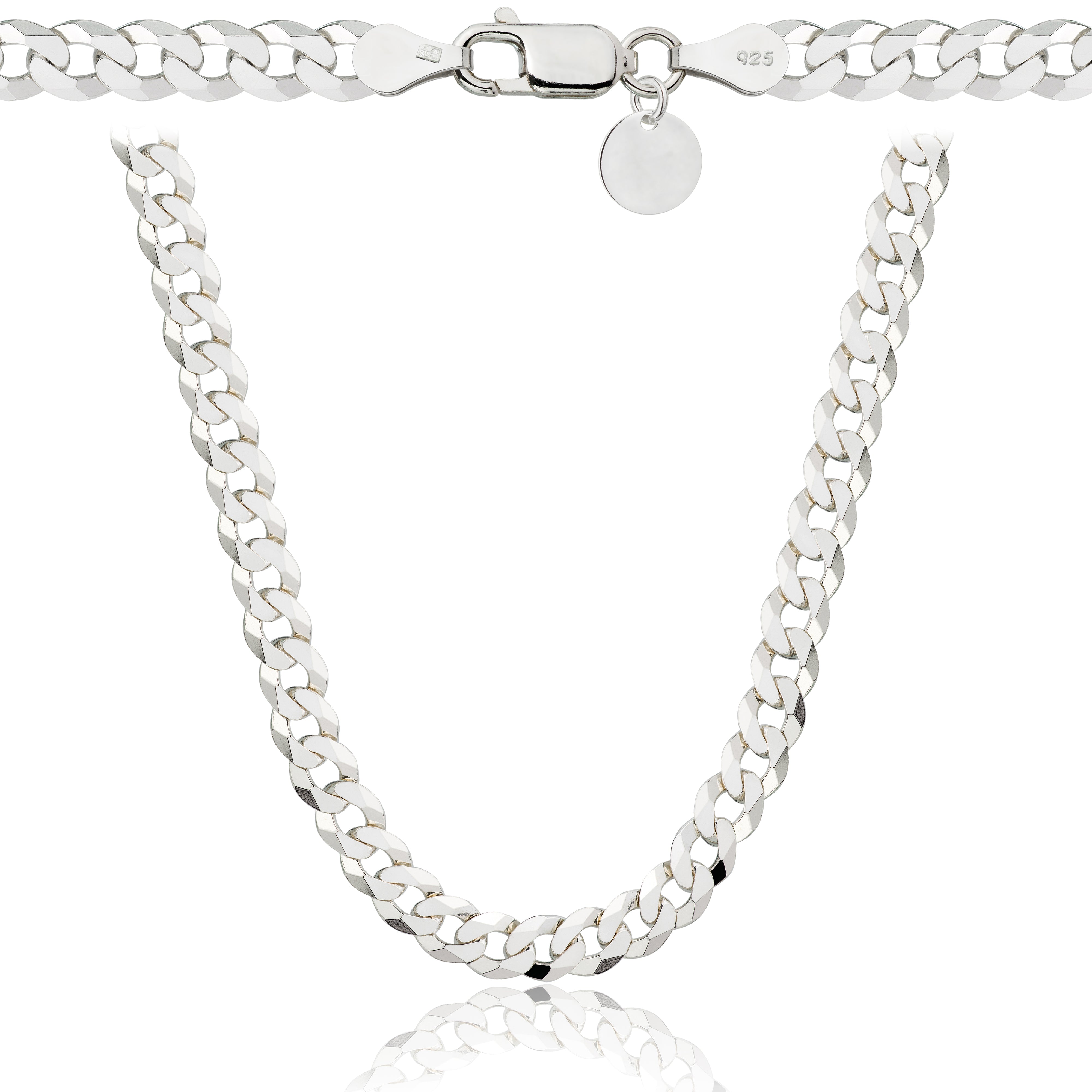 Łańcuszek srebrny pancerka 5mm pr. 925