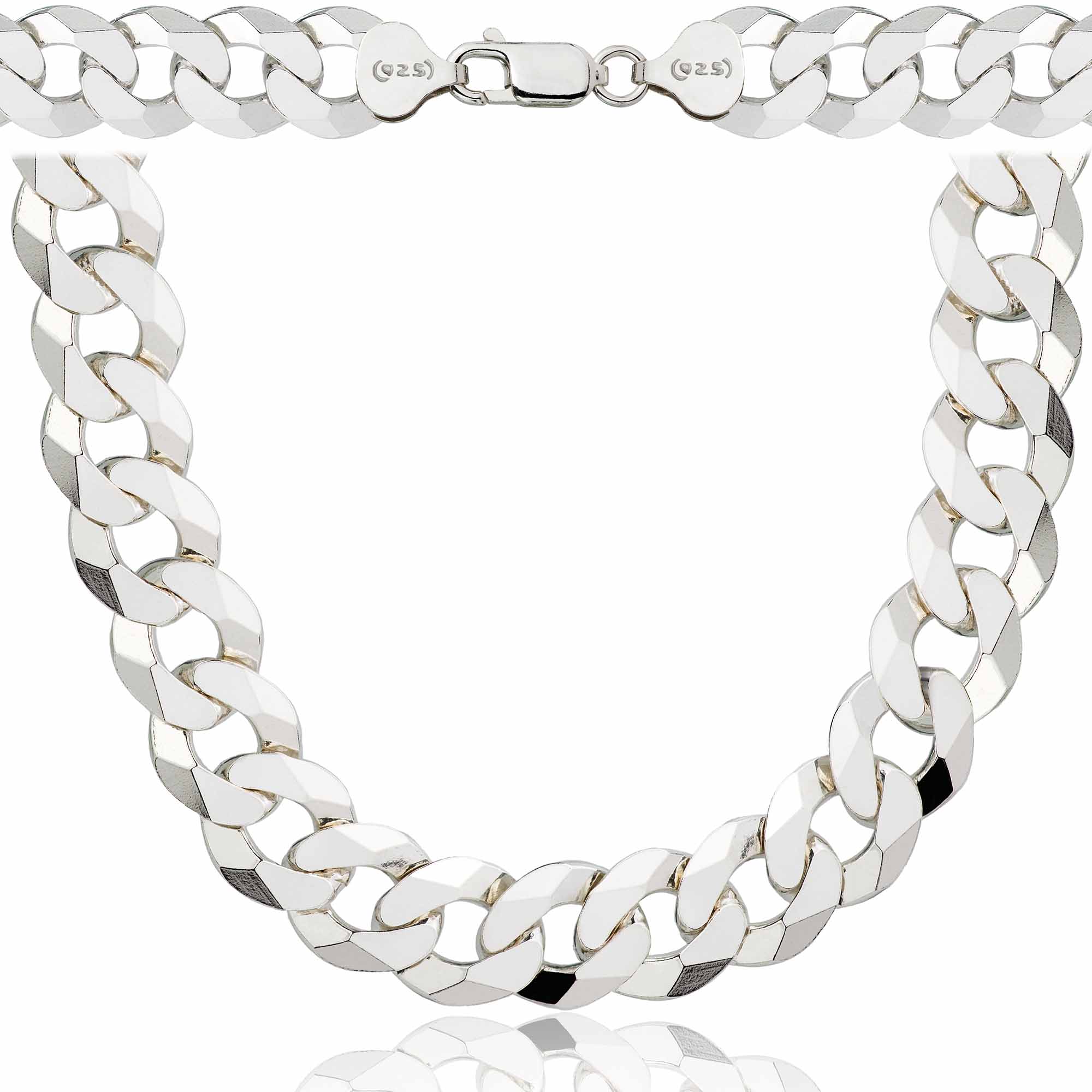 Łańcuszek srebrny pancerka 10,5mm pr. 925