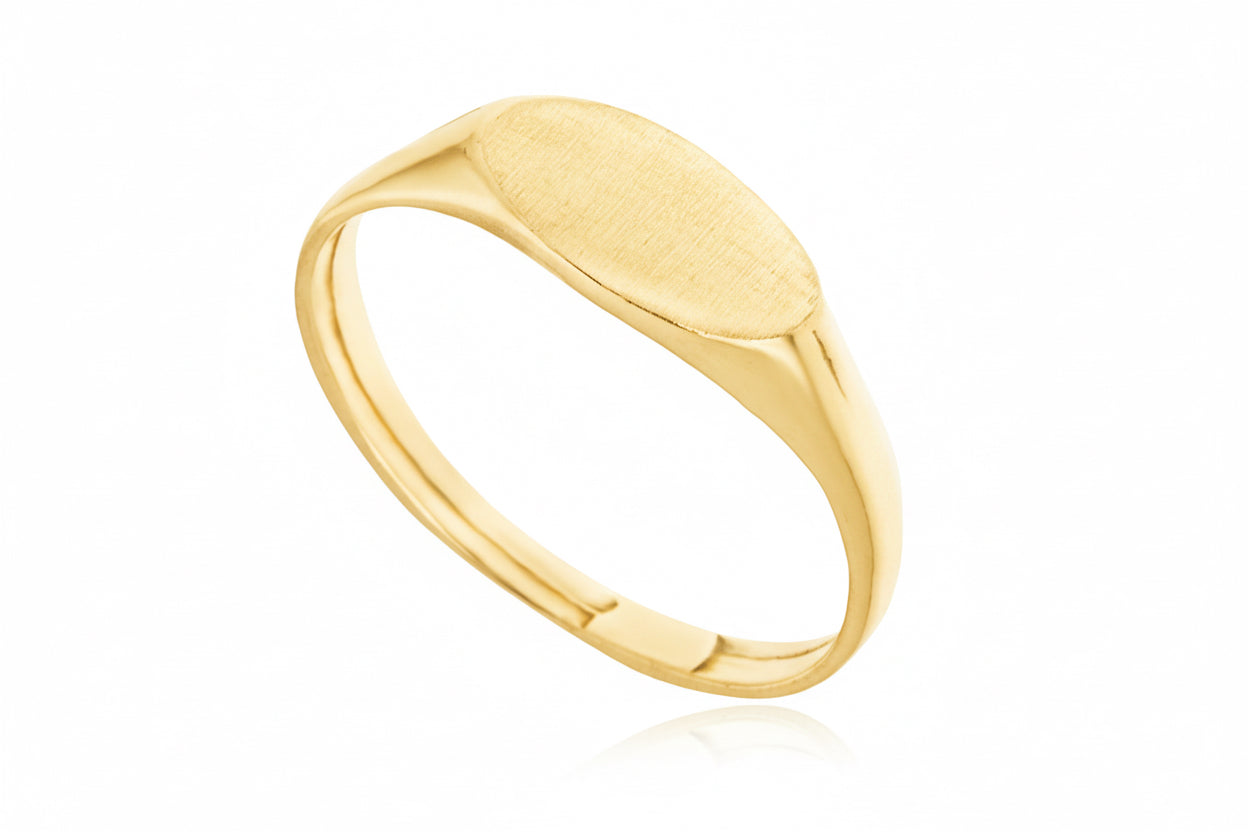 Pierścionek srebro szczotkowane