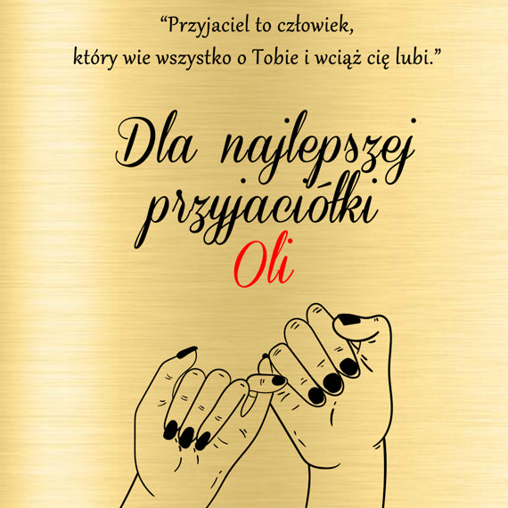 Pudełko z grawerem - Dla przyjaciółki