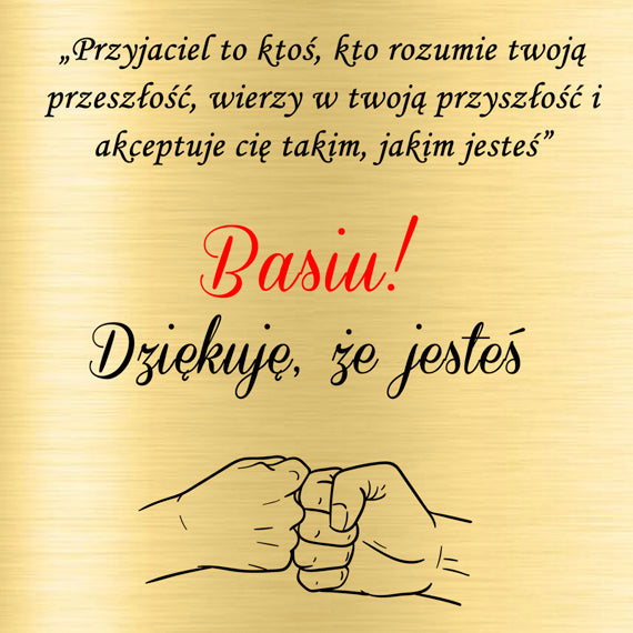 Pudełko z grawerem - Dla przyjaciółki