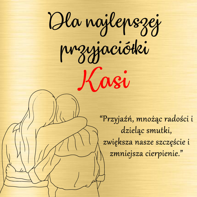 Pudełko z grawerem - Dla przyjaciółki