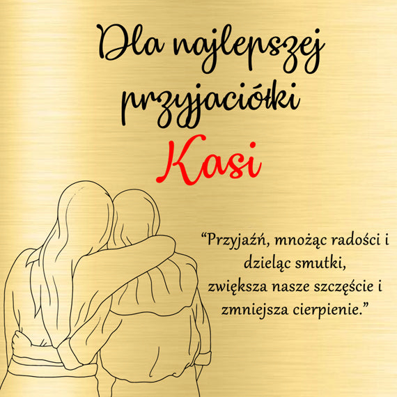 Pudełko z grawerem - Dla przyjaciółki