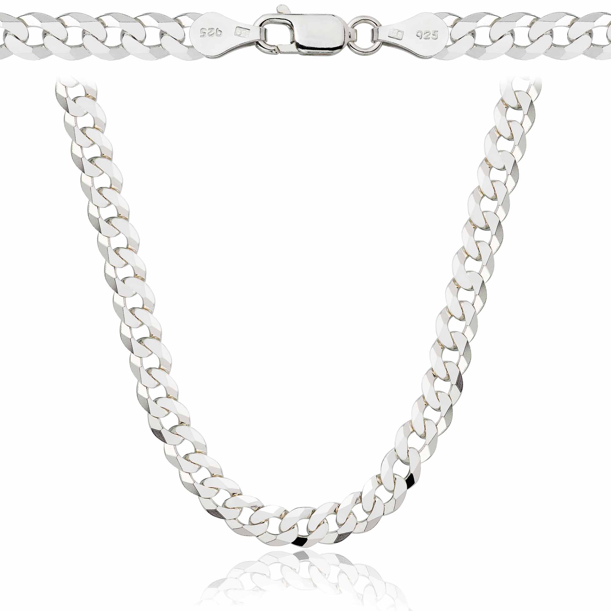 Łańcuszek srebrny pancerka 5,6mm pr. 925