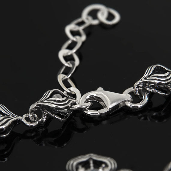 Bransoletka z kwiatami