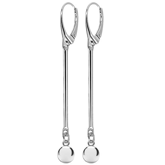 Kolczyki patyczki z kulką