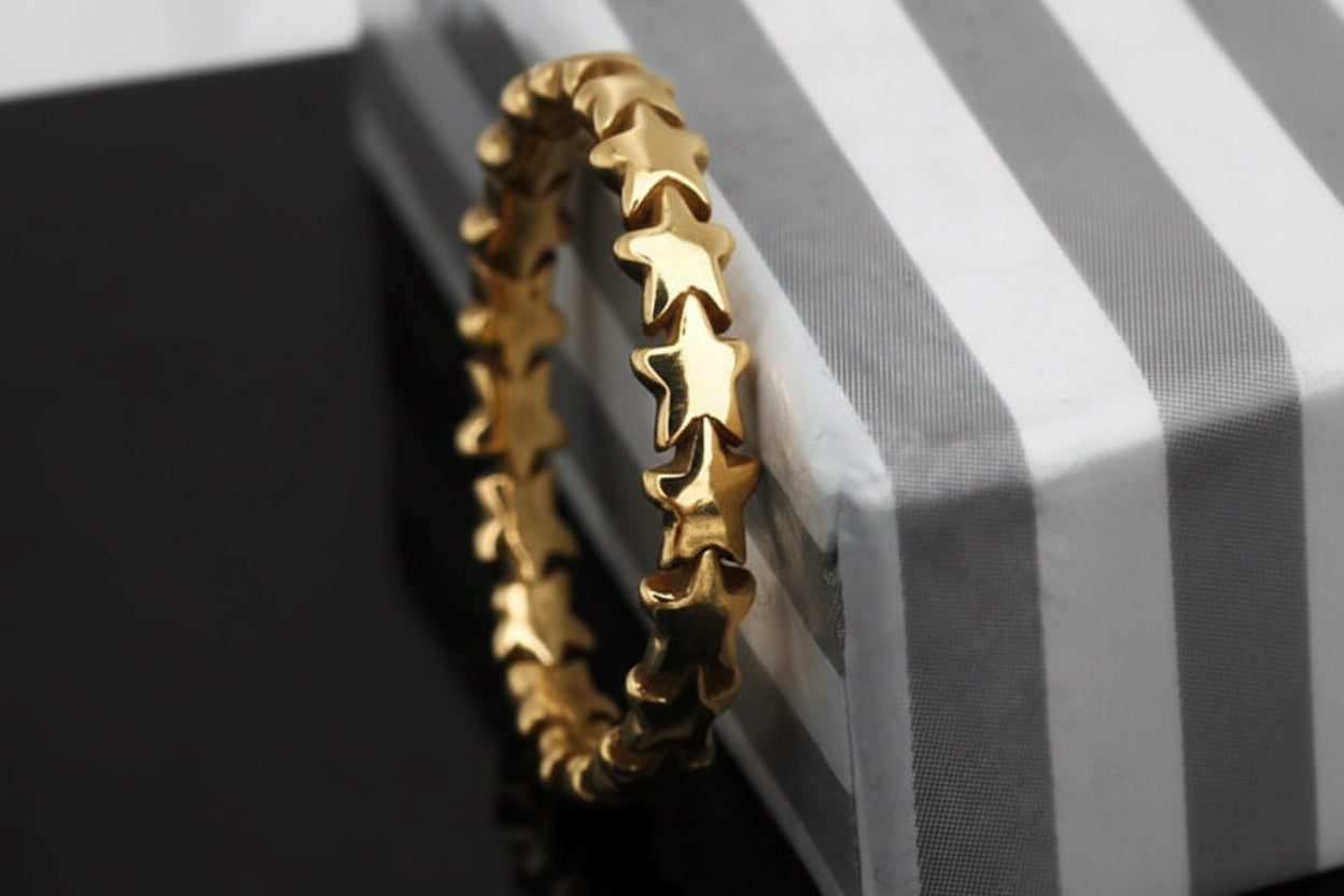 Obrączka do łączenia - gwiazdki