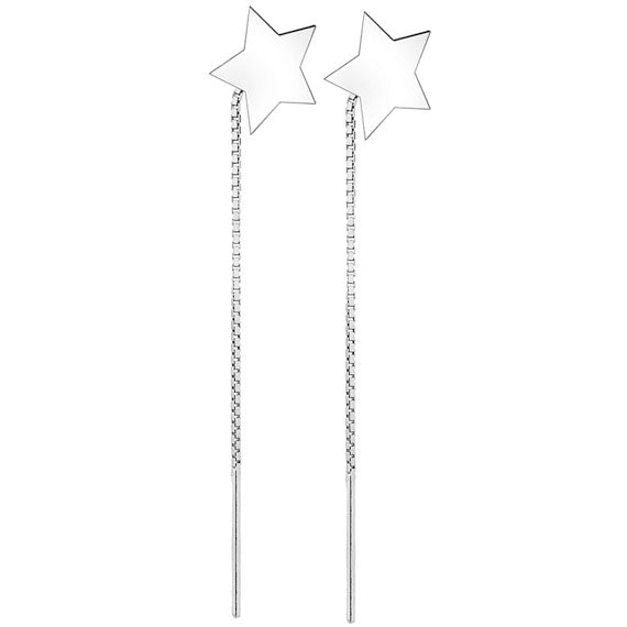 Kolczyki przeciągane - gwiazdki
