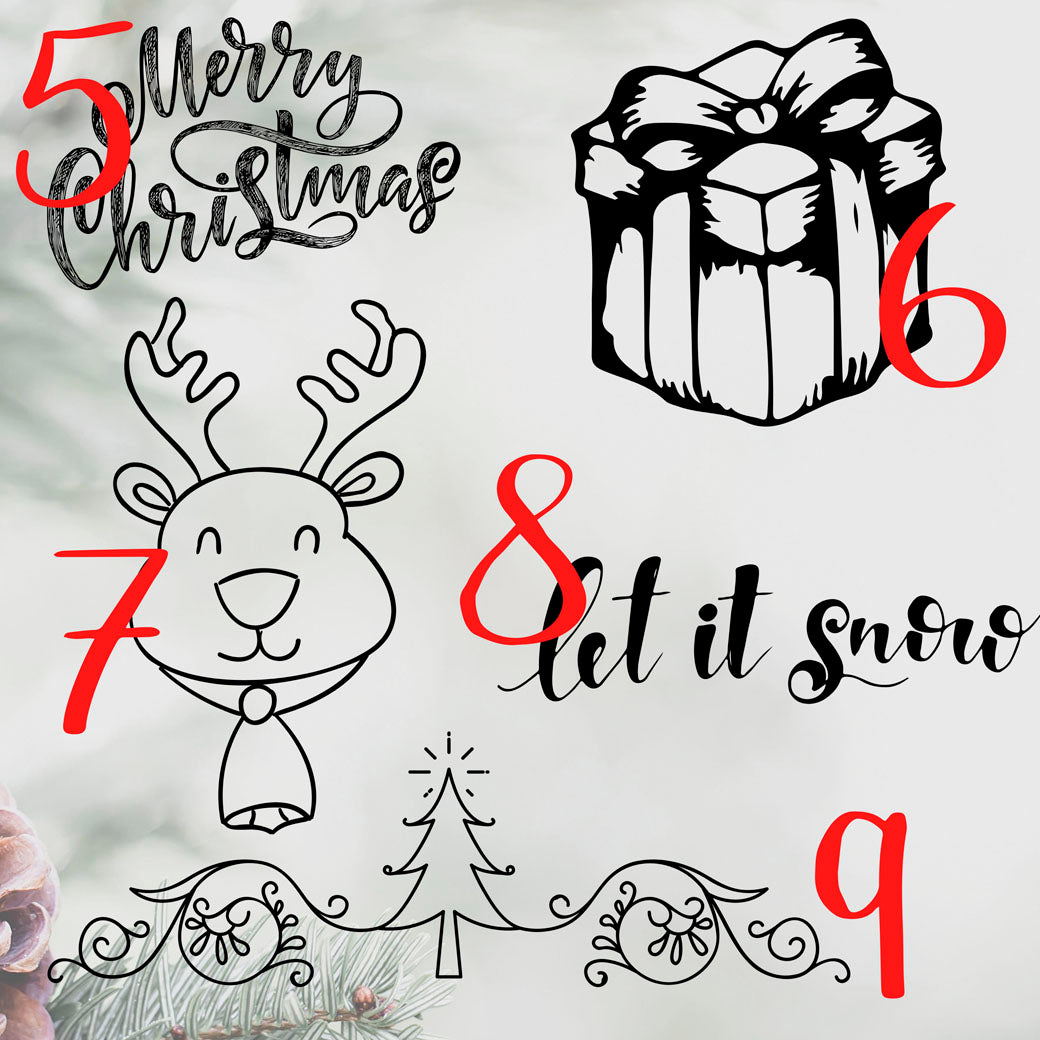 Pudełko prezentowe z grawerem - Święta Bożego Narodzenia