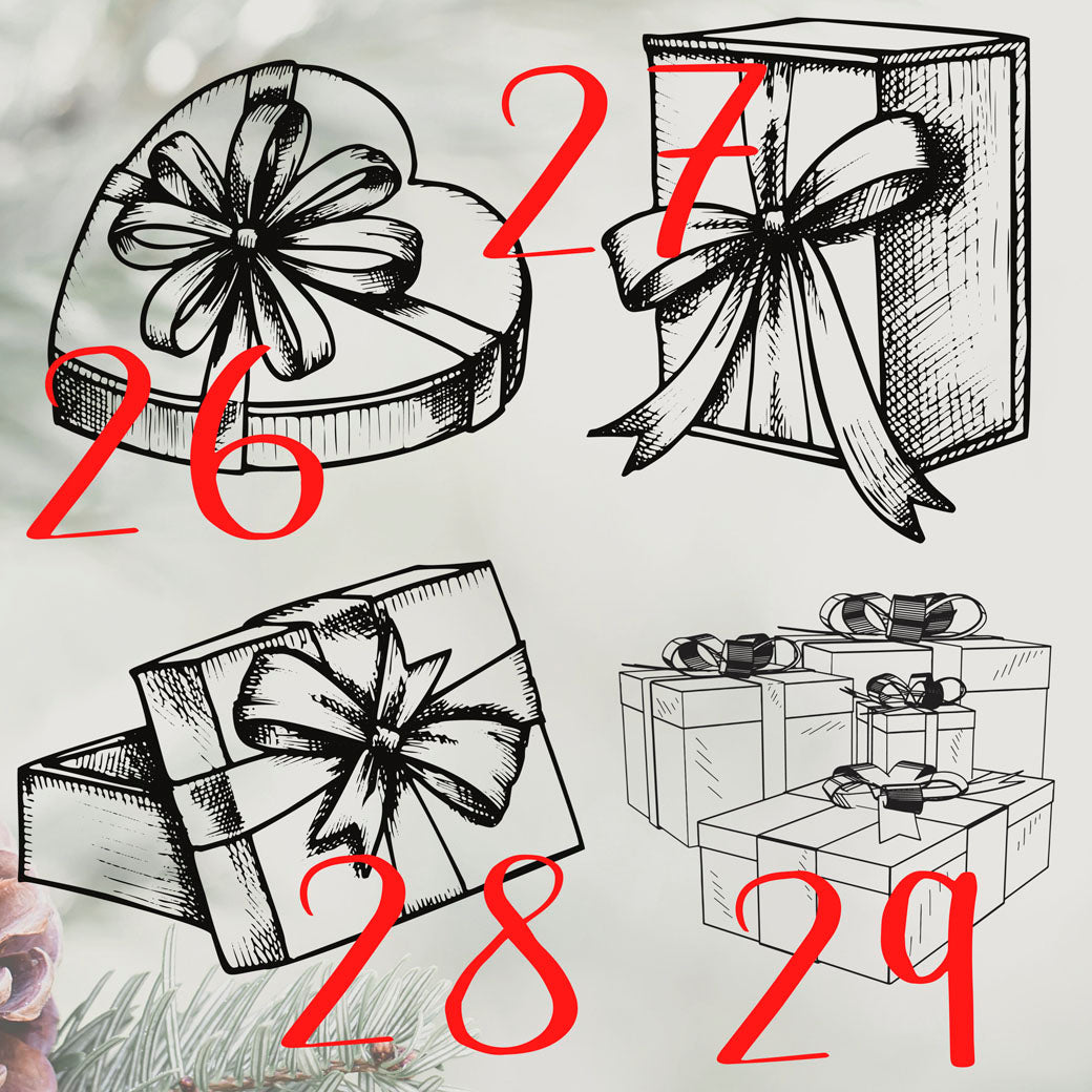 Pudełko prezentowe z grawerem - Święta Bożego Narodzenia