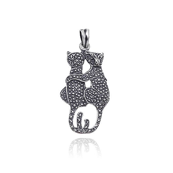 Wisiorek para kotów