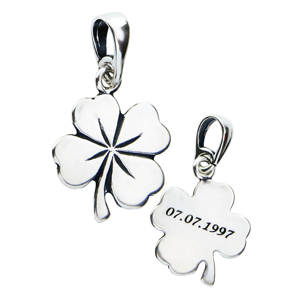 Wisiorek koniczynka z grawerem