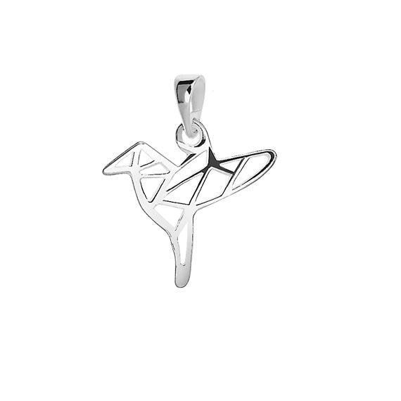 Wisiorek origami koliber