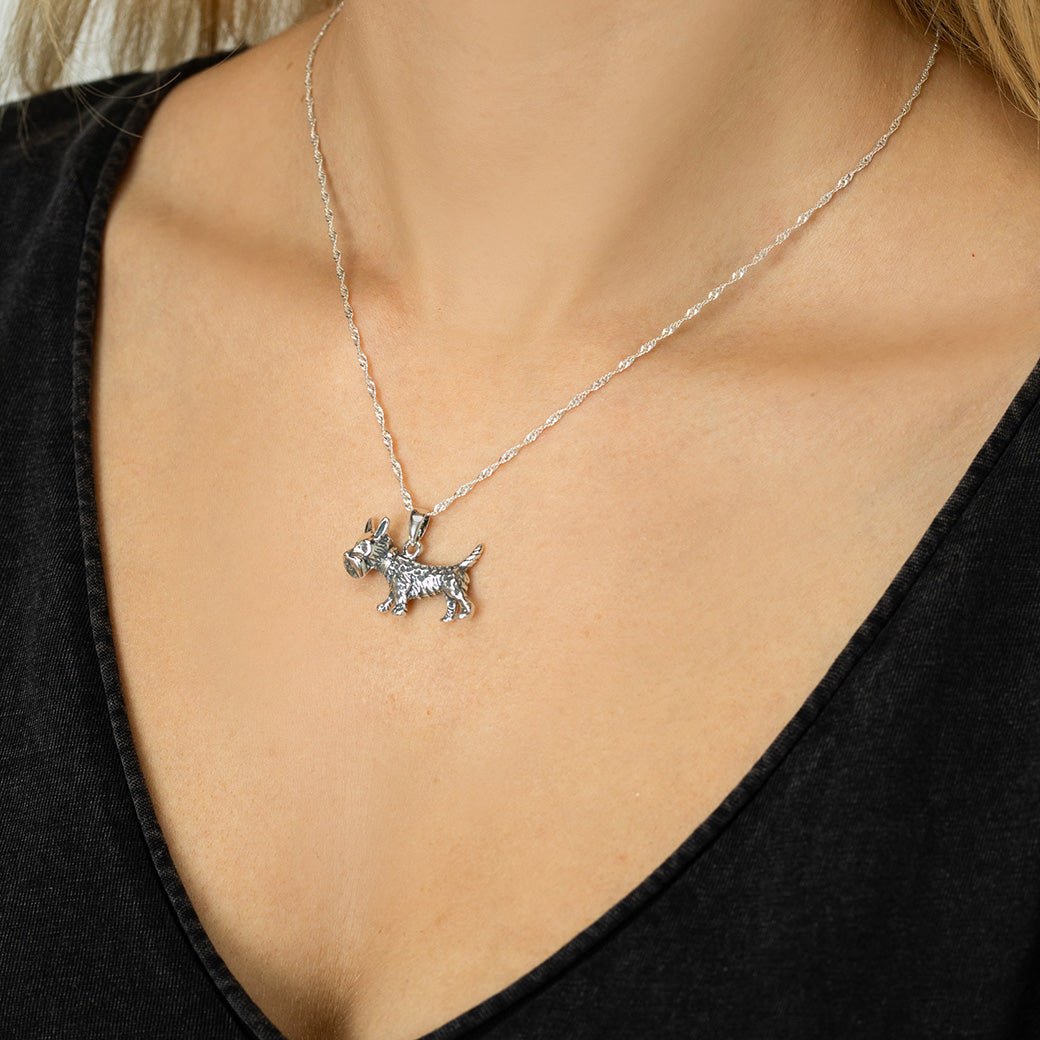 Wisiorek terier sznaucer