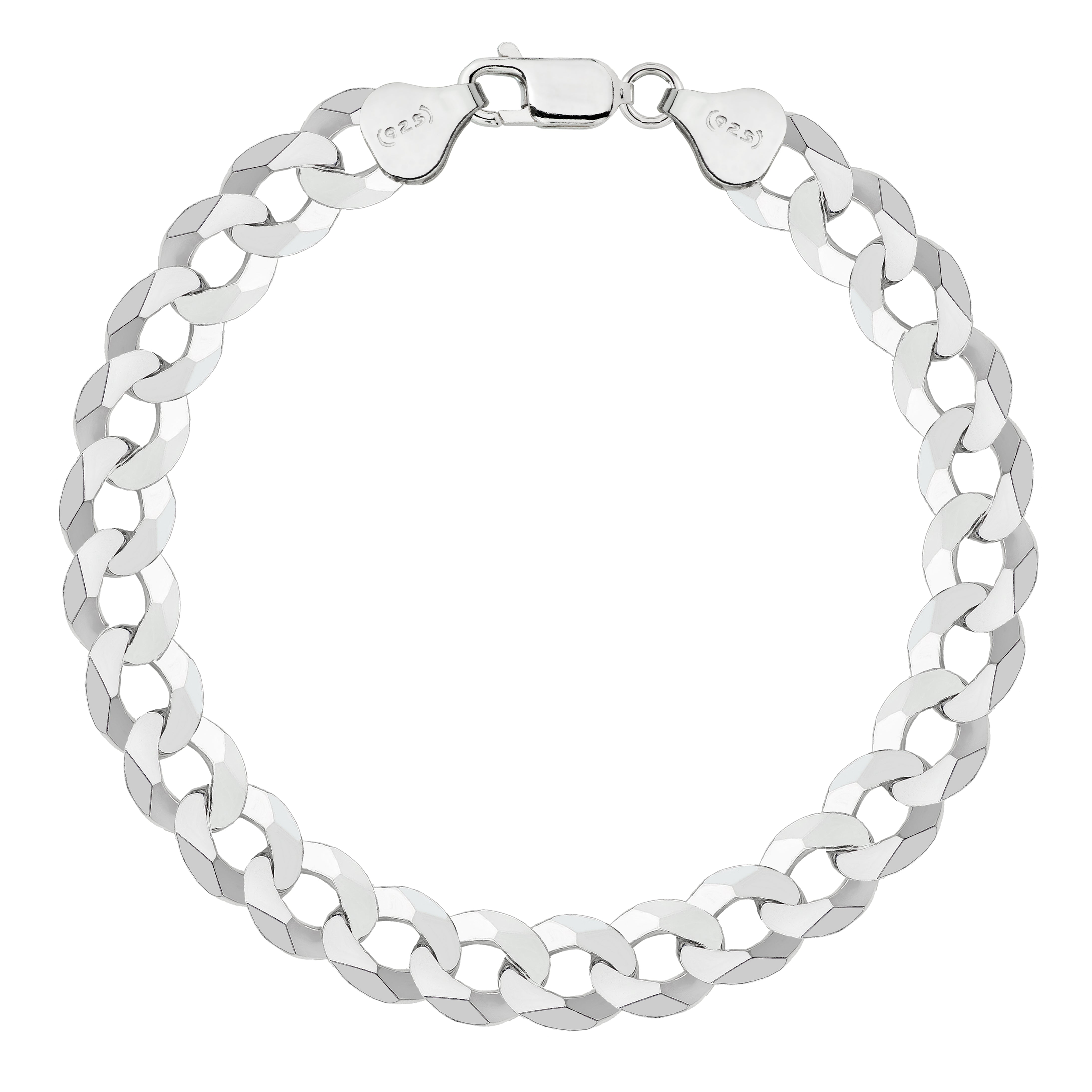 Bransoletka srebrna pancerka 9,3mm pr. 925