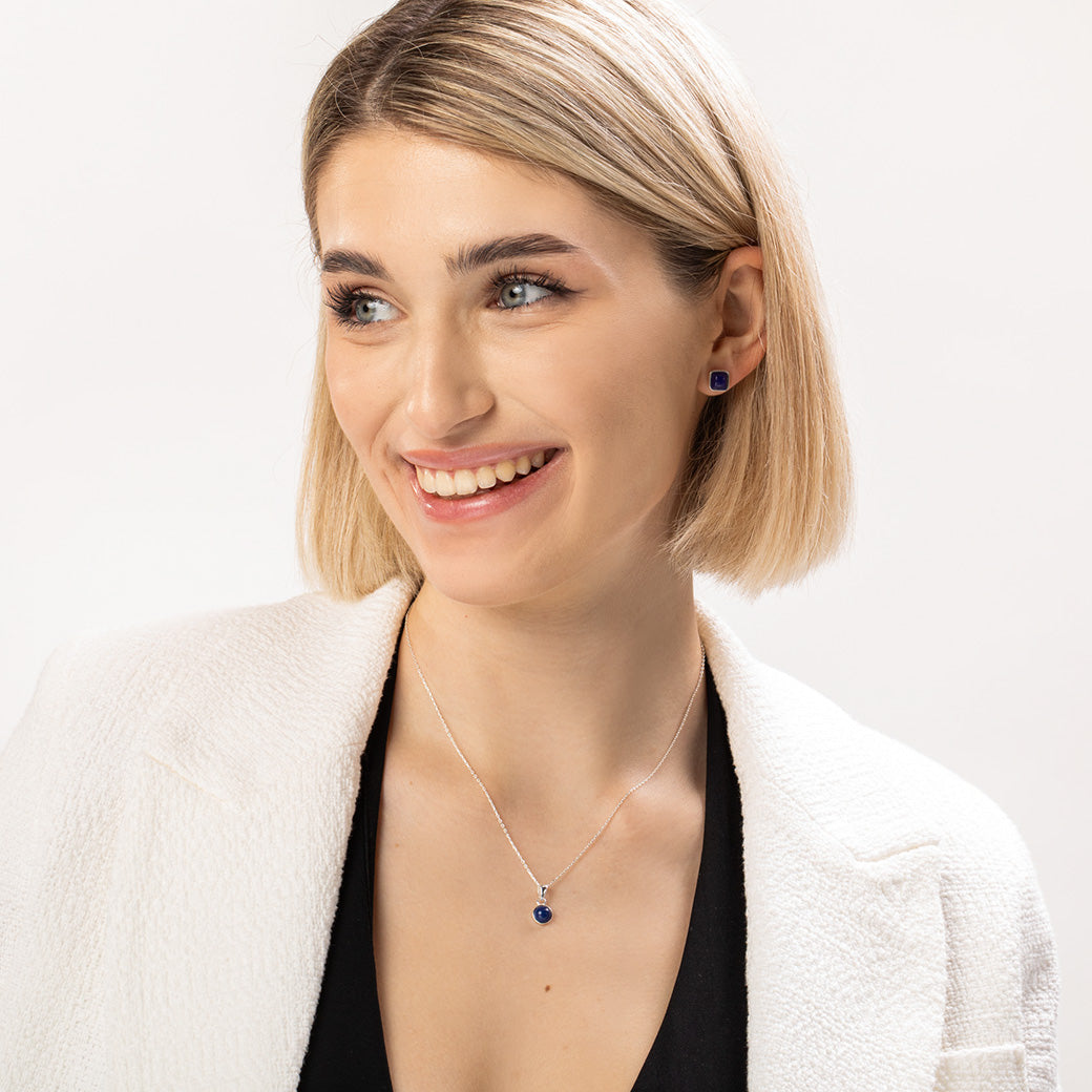 Kolczyki kwadratowe z nocą kairu Ekranowe Wspomnienia